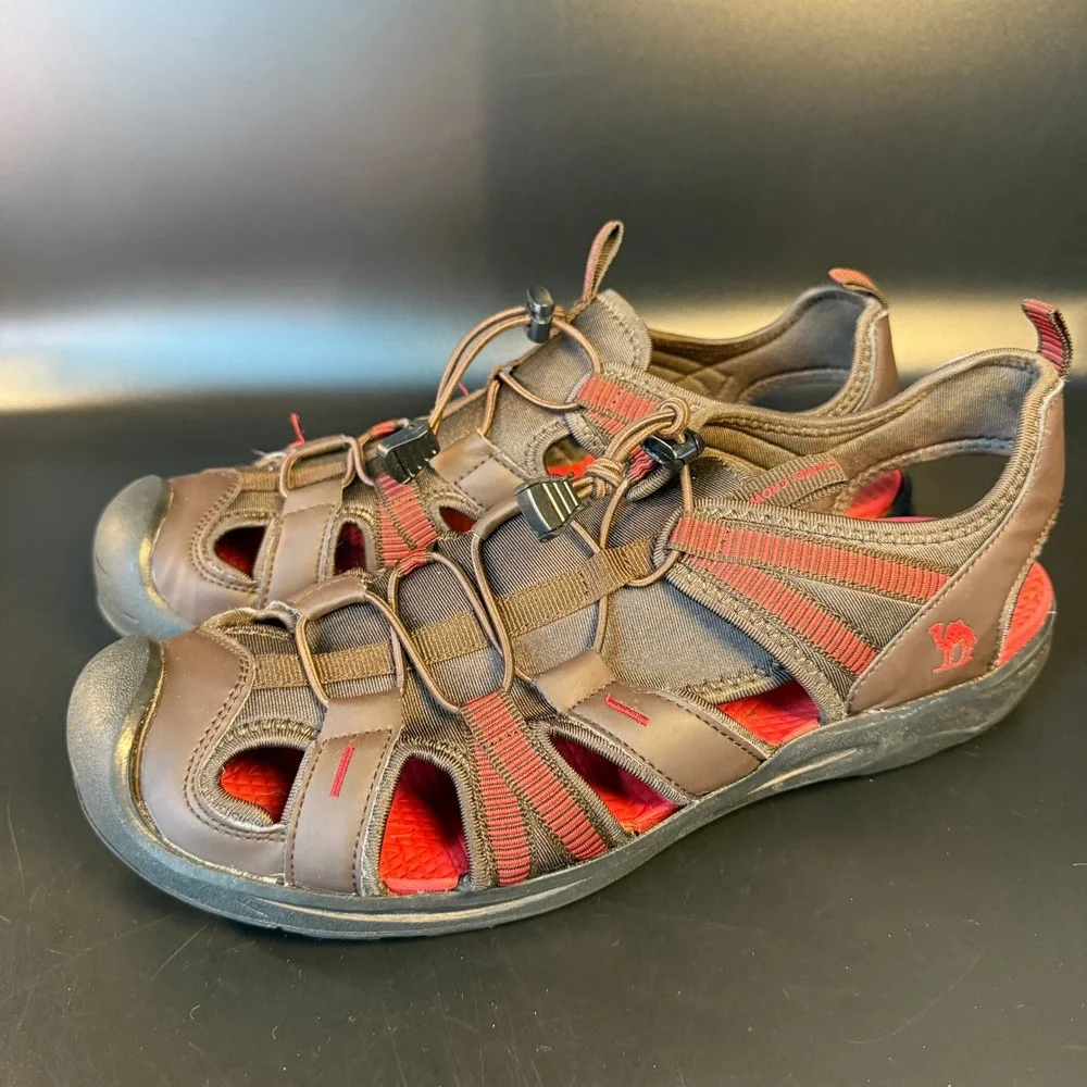 Camel Crown K122320017 Brown Synthetic Sport Sandals‎ Mens 11